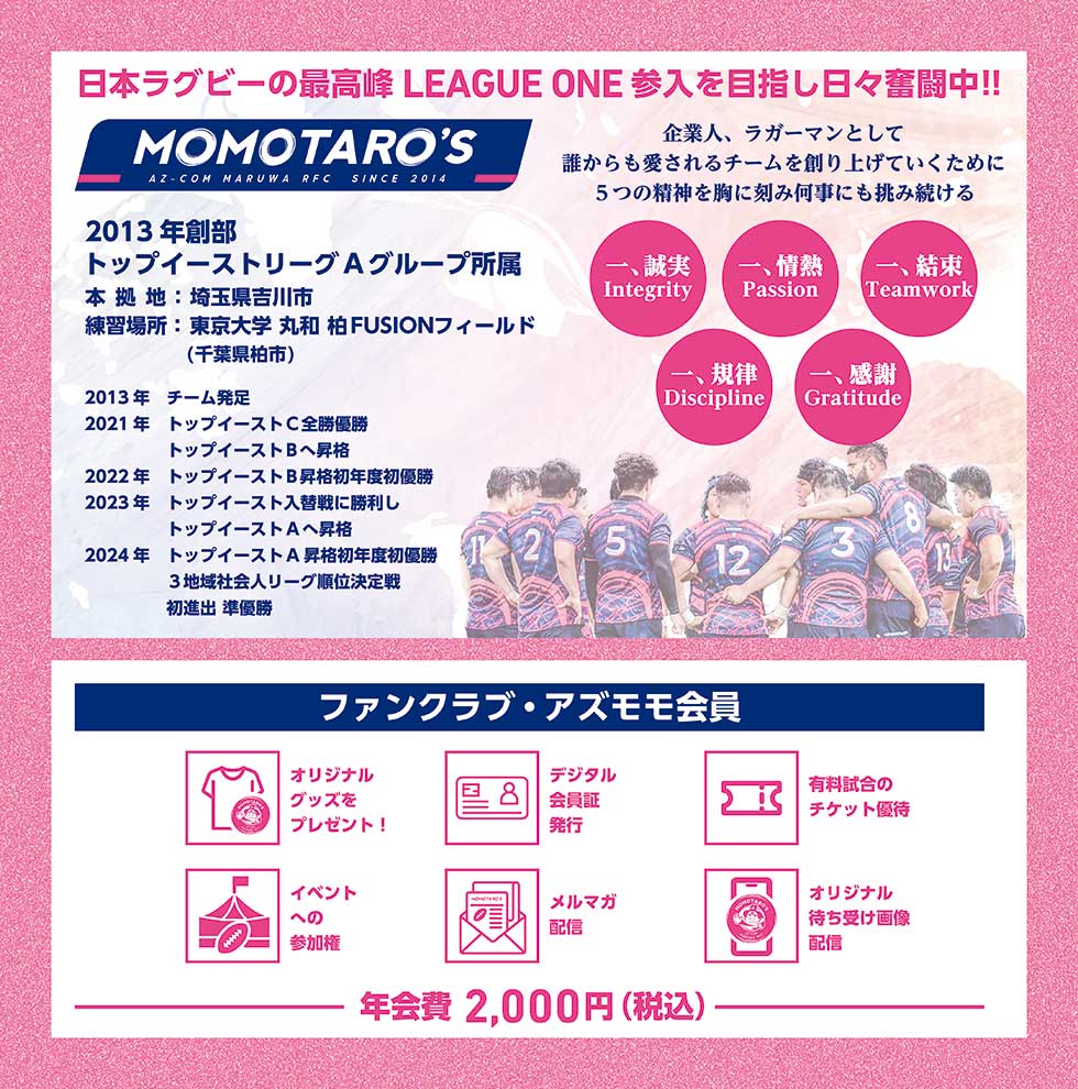 ファンクラブチラシ2025