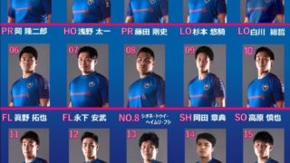 10/20JAL WINGS戦の出場メンバー