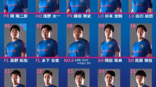 11/17ライオン戦の出場メンバー