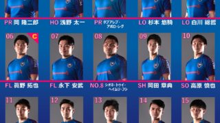 12/28船岡自衛隊戦の出場メンバー